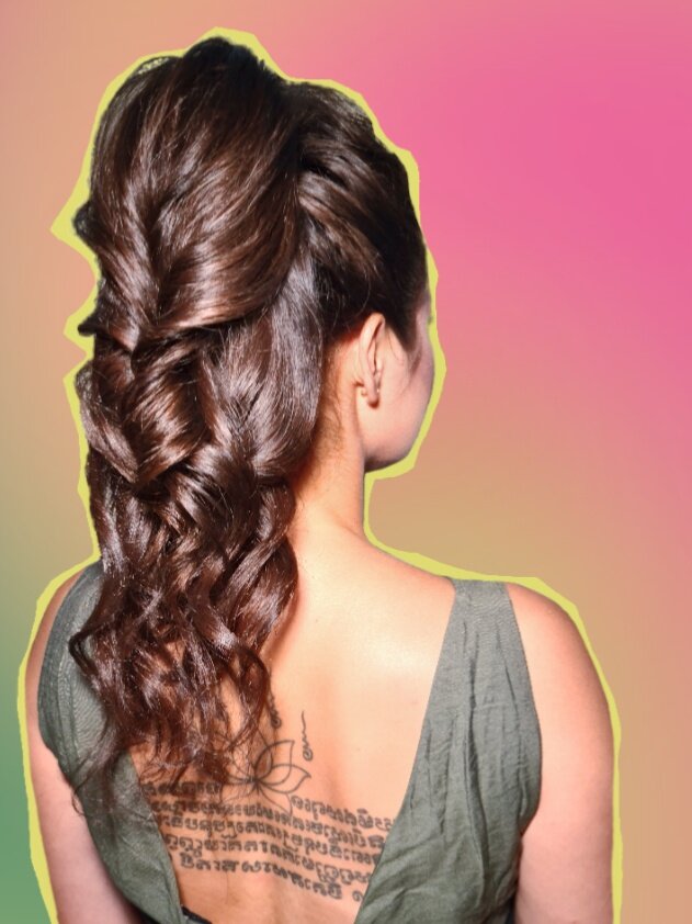 вечерние прически на длинные волосы, прически на длинные темные волосы, ежедневные прически на длинные волосы, прически длинные, прически