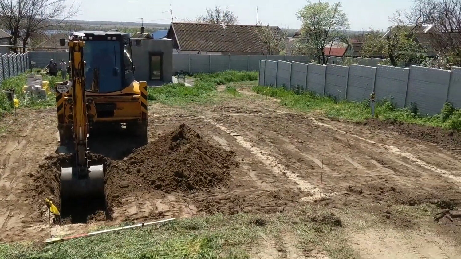 копка котлована под фундамент, копка траншеи под фундамент экскаватором, копка траншеи под водопровод, копка траншей, копать траншею