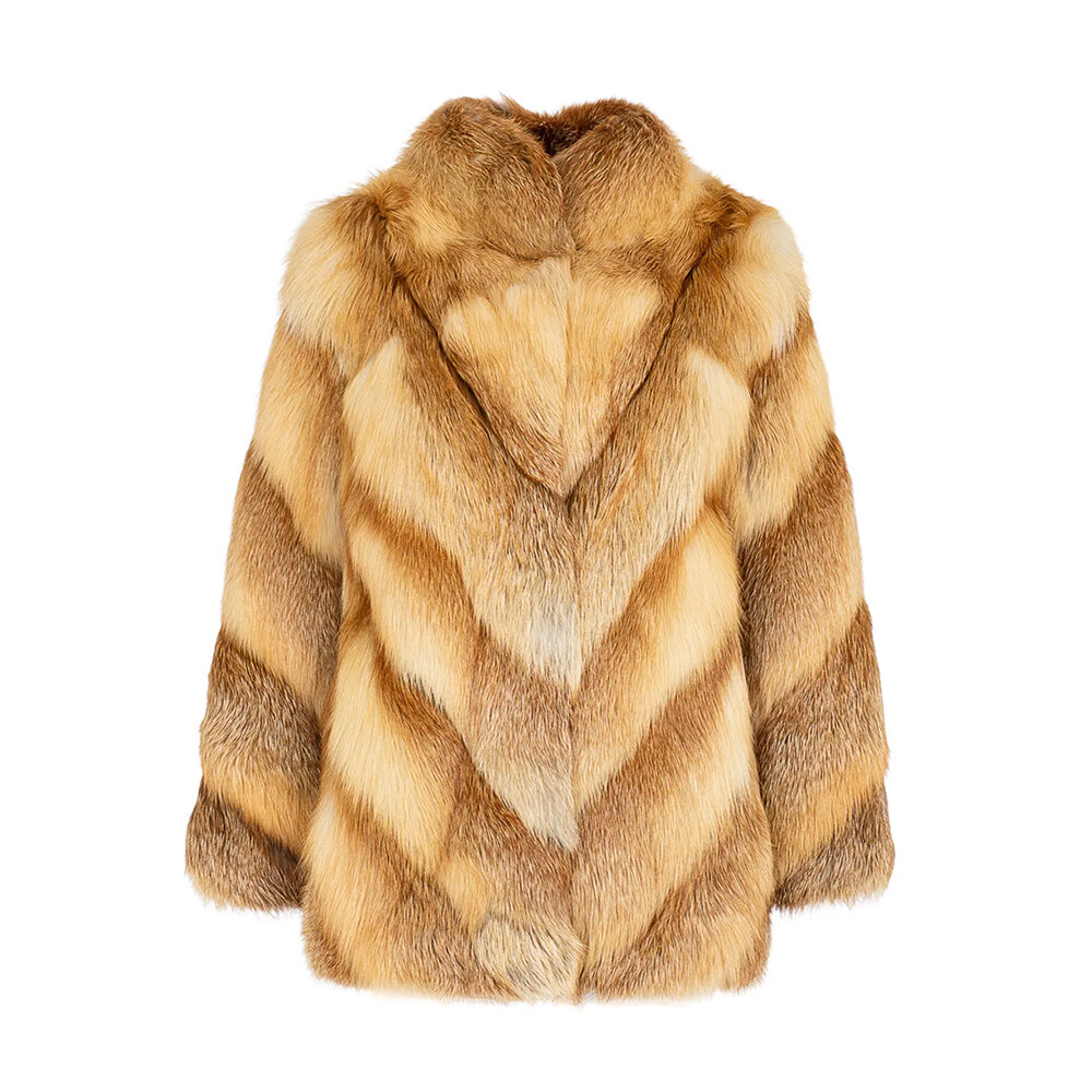 лисья шуба женская, шуба из лисы, лисья шуба каляев, шуба из меха енота 508829003, полушубок из лисы