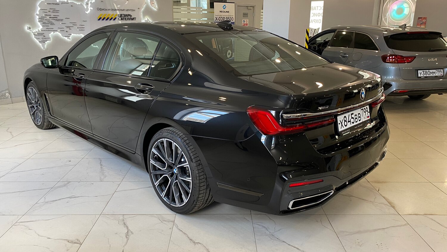 bmw, бмв 2018 черный 7 series зад, черная бмв, bmw g11, BMW 7er V (F01/F02/F04) Рестайлинг
