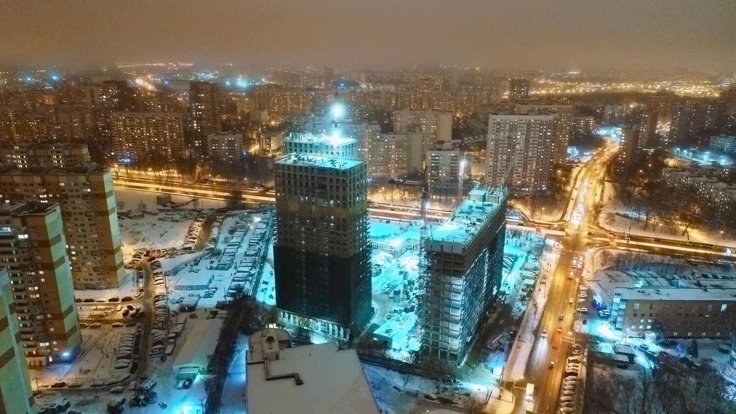 night winter, ночная москва таймлапс, москва, ночной питер окраина, москва ночная