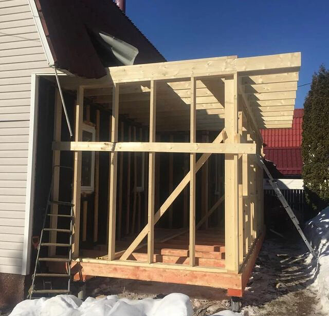 Строительство пристройки к дому