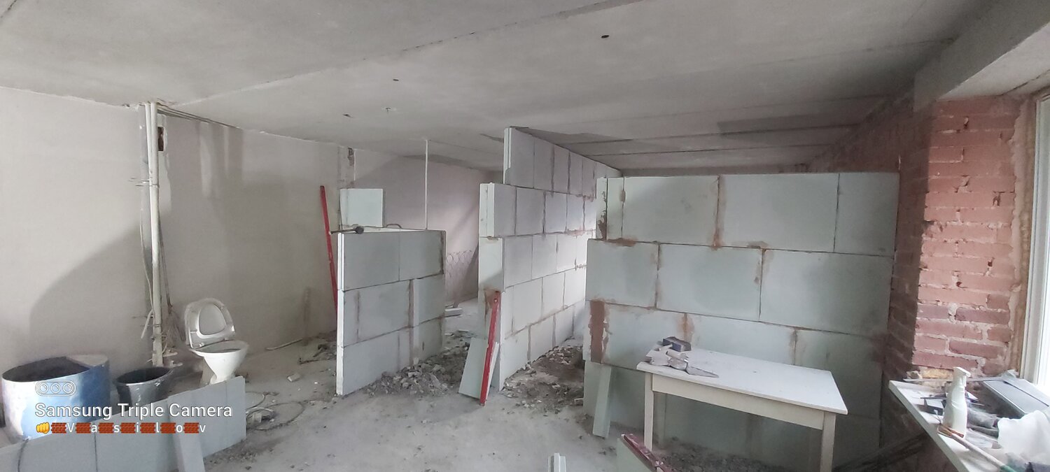 квартира, интерьер, пазогребневая силикатная перегородка, перегородка из пазогребневых плит, перегородки из пгп