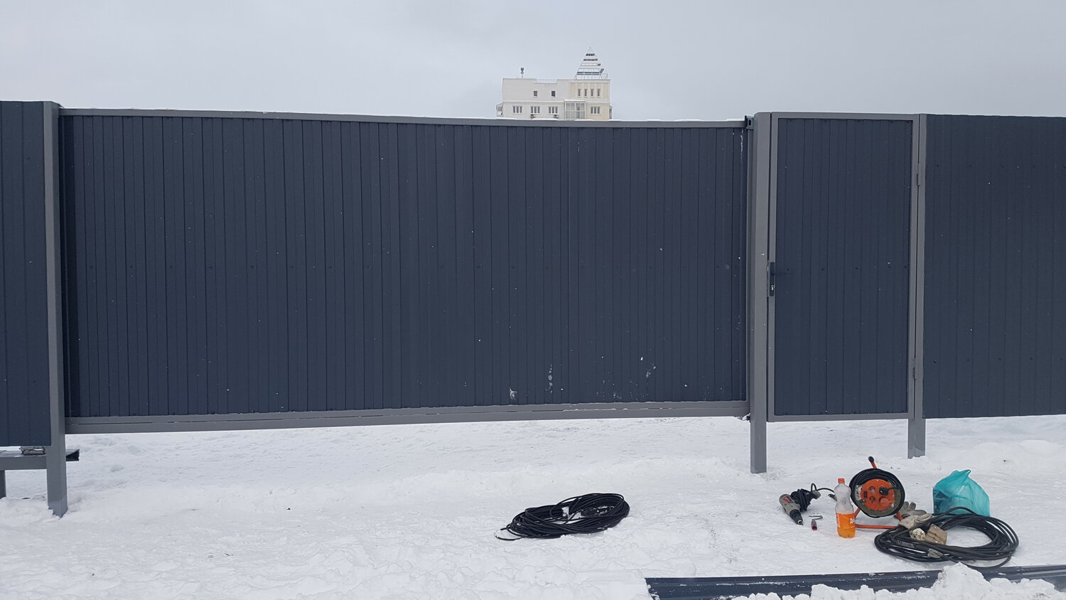 откатные ворота, ворота заборы, откатные ворота и калитка, ворота, металлические ворота