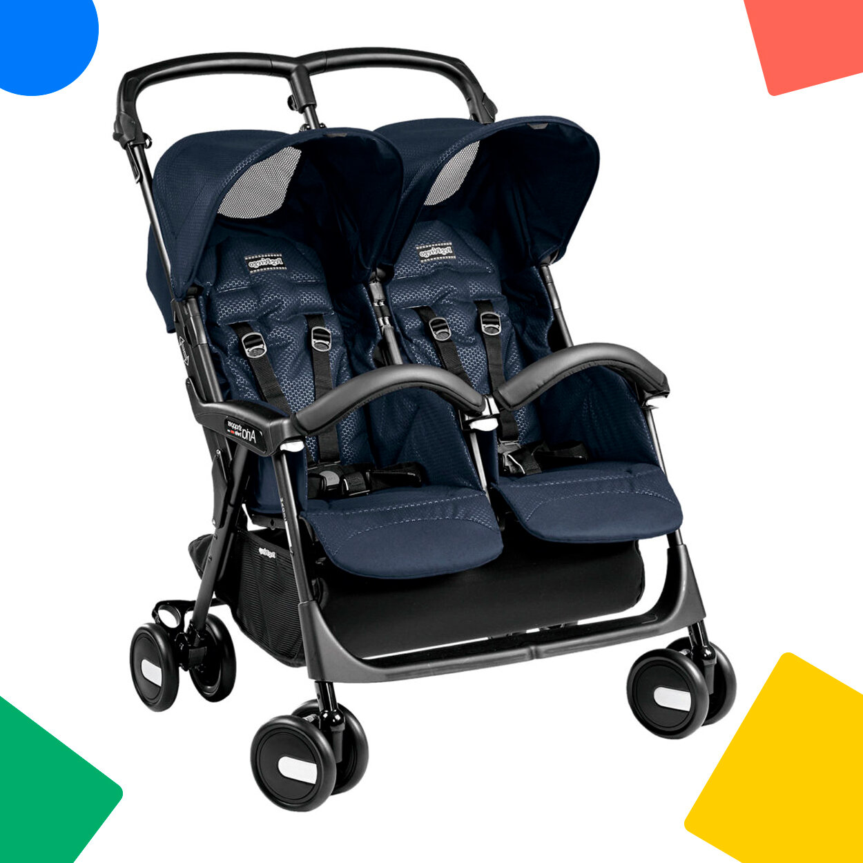 peg perego, chicco twin stroller, per perego aria twin, прогулочная коляска для двойни joie aire twin, peg-perego aria shopper twin