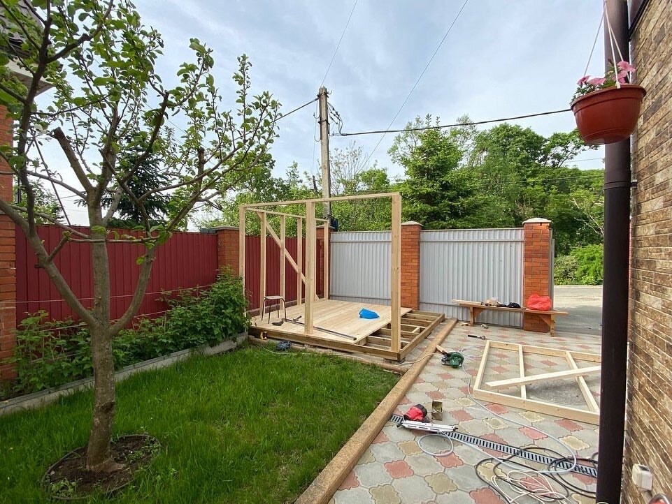 беседка, каркас для беседки, хозблок для дачи, беседка на дачу, беседка навес