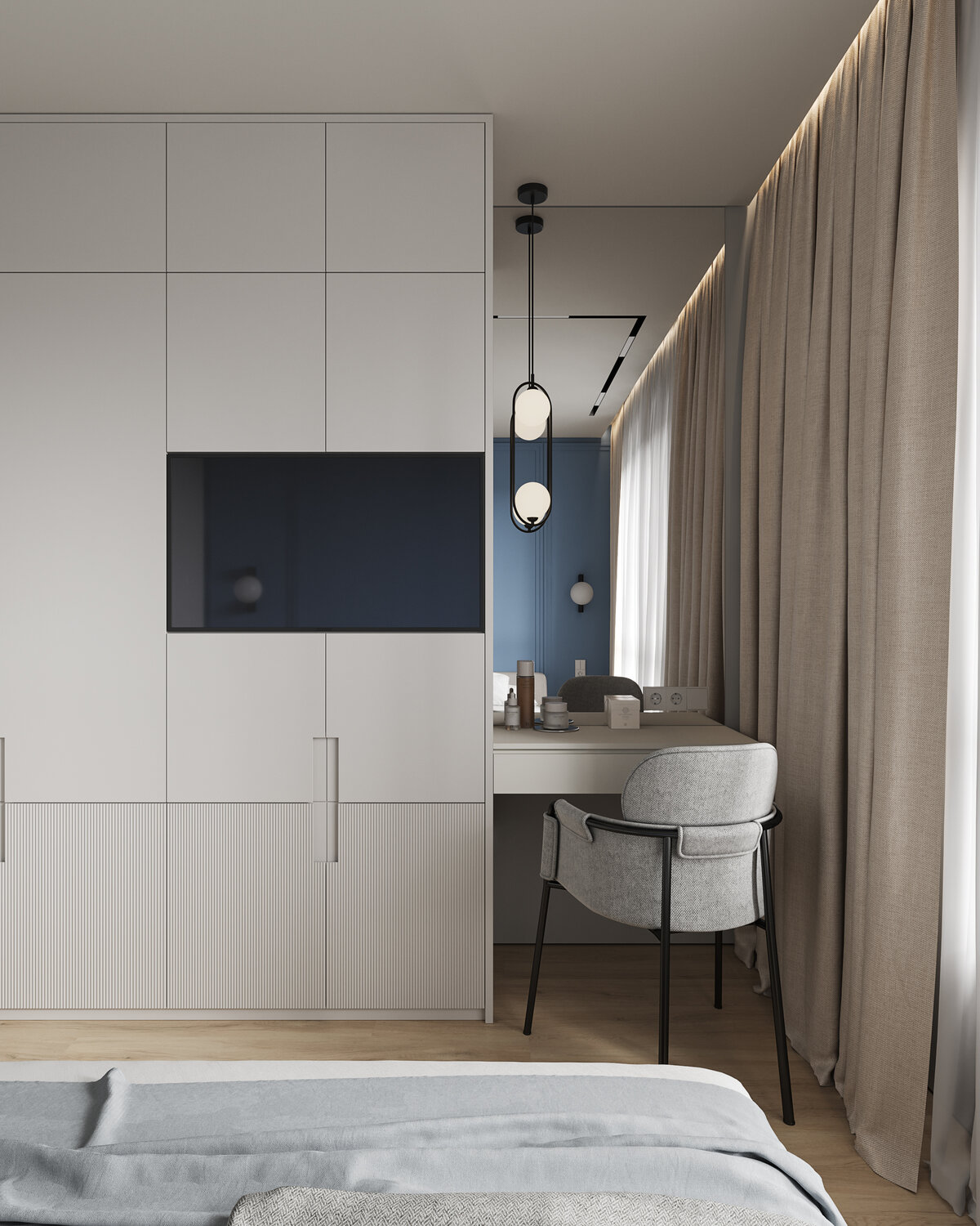 спальня дизайн, дизайн интерьера, спальня в современном стиле, интерьер спальни, интерьер комнаты
