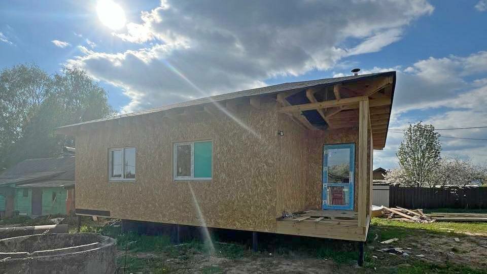 дом из сип панелей, сип дом, сип панели, дачный дом из сип панелей, дачный домик из сип панелей