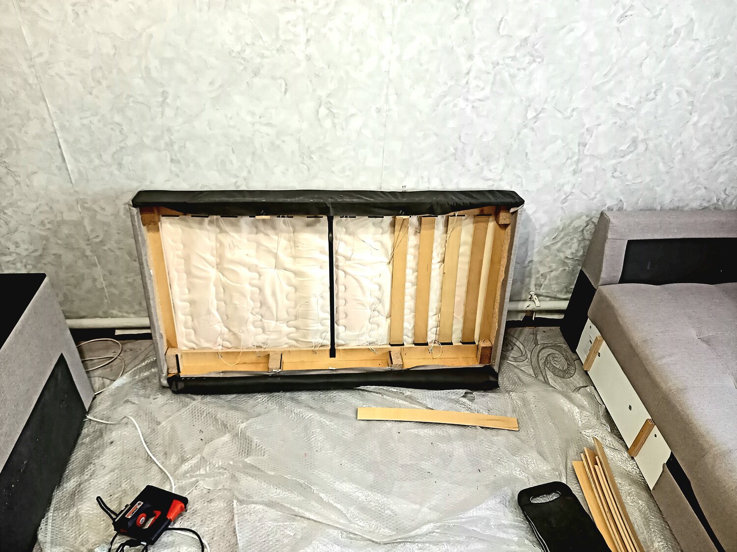 диван, ремонт дивана, каркас дивана, каркас дивана икеа бединге, диван кровать