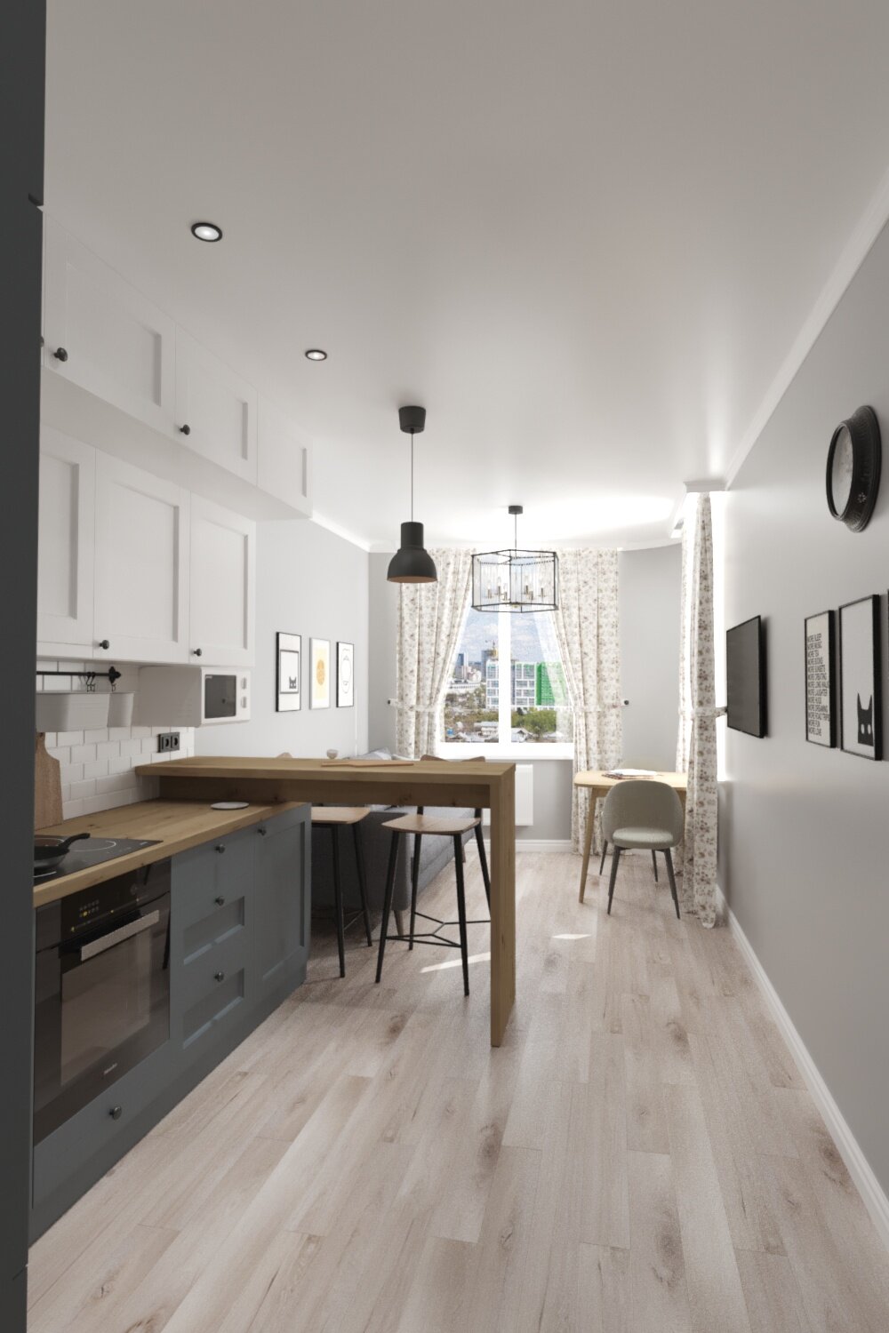 кухня гостиная в скандинавском стиле, интерьер кухни в скандинавском стиле, кухня-гостиная 10 кв.м икеа, кухня-гостиная сканди 20 кв.м., кухня сканди лофт