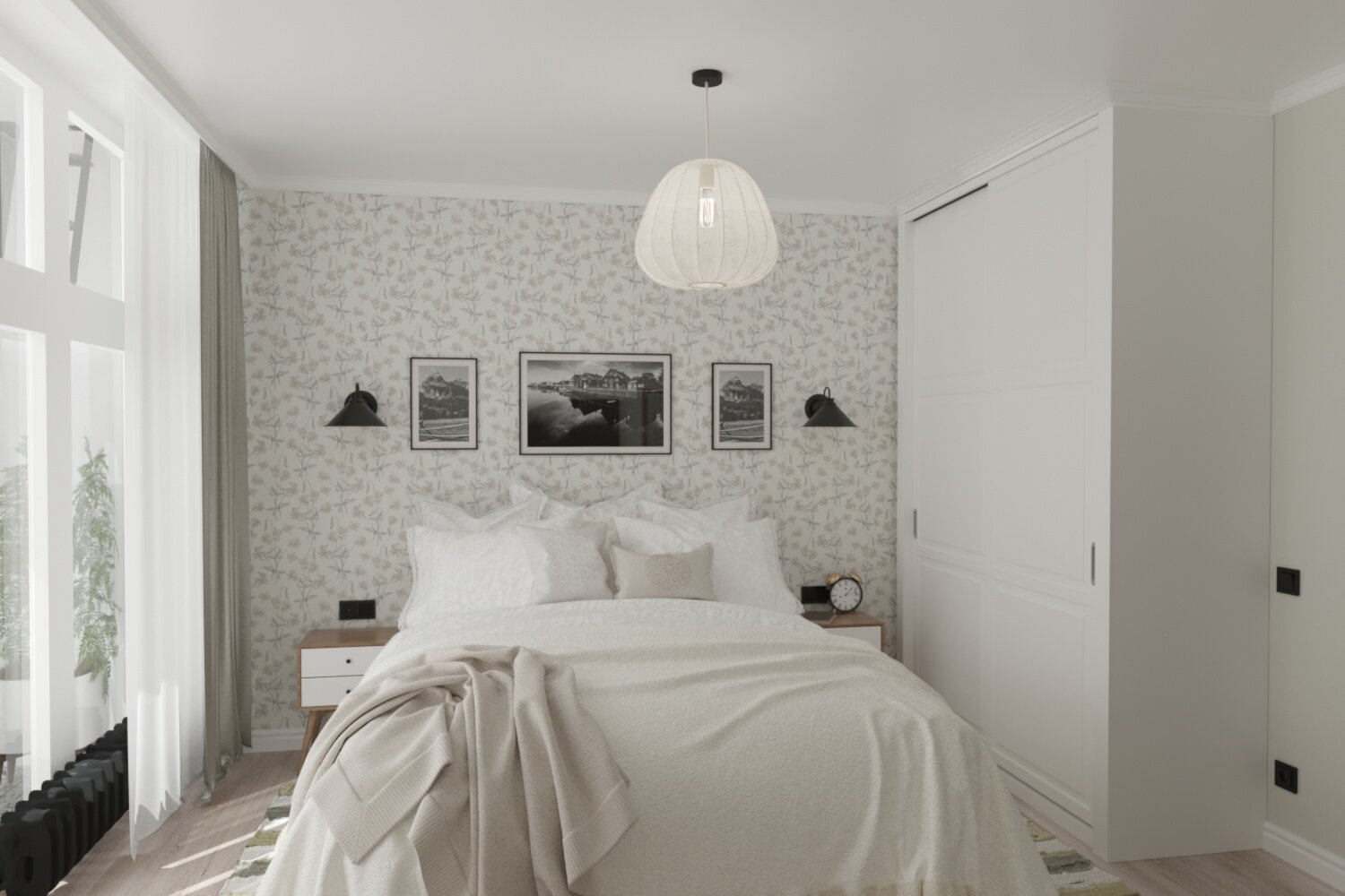 спальня икеа 10 кв.м, интерьер спальни в скандинавском стиле, спальни в скандинавском стиле, дизайн спальни в скандинавском стиле, дизайн спальни в скандинавском стиле в квартире