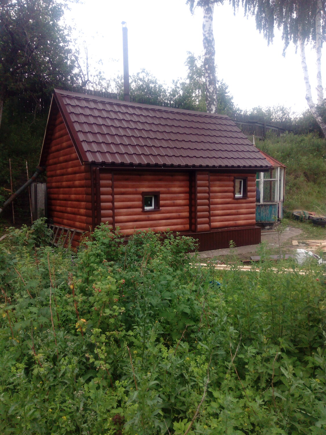 дачный дом, дача, сруб бани, дом дача, садовый дом