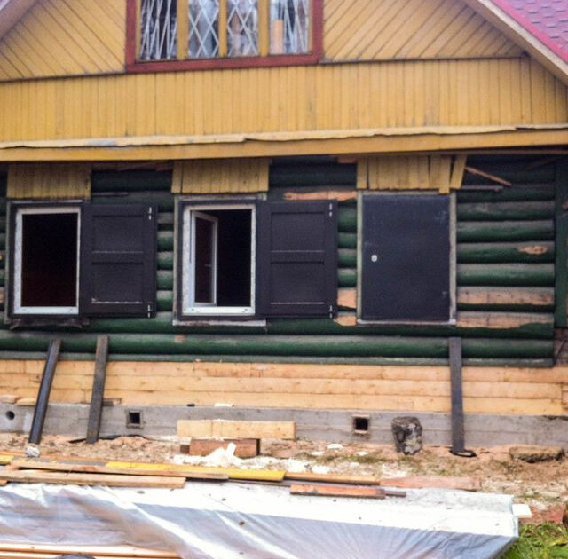 Замена гнилых венцов