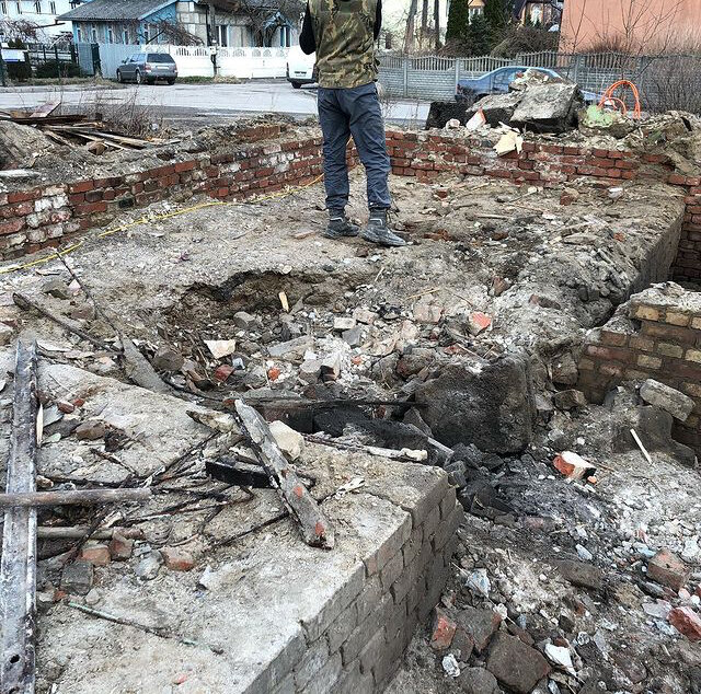 Демонтаж фундаментов