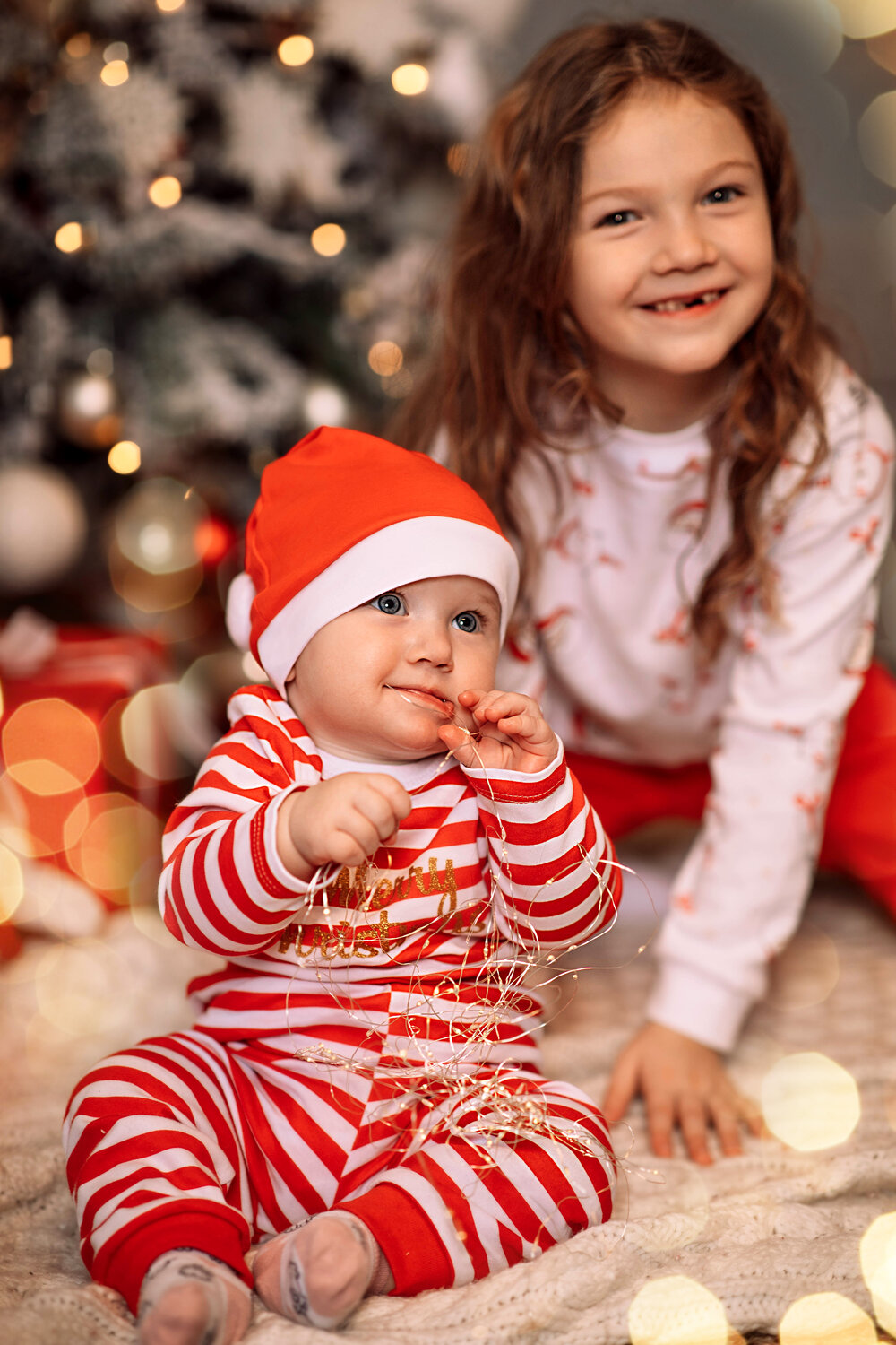 новогодние фотосессии, фотосессия для малышей, новогодняя фотосессия дома, ребёнок, новогодняя фотосессия с трехмесячным ребенком