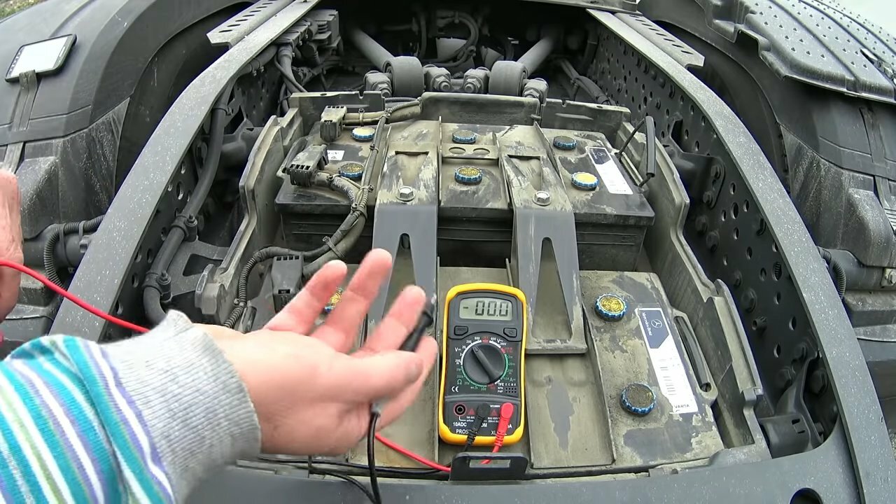 Прикуривание грузового автомобиля