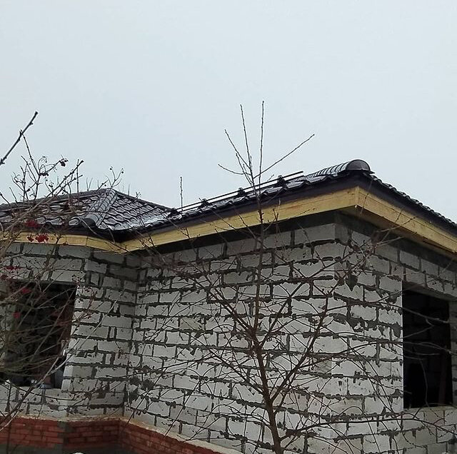 Строительство дома из бетонных блоков