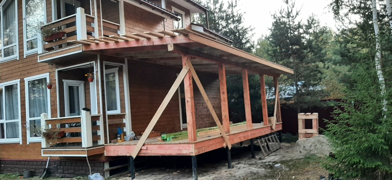 Строительство пристройки к дому