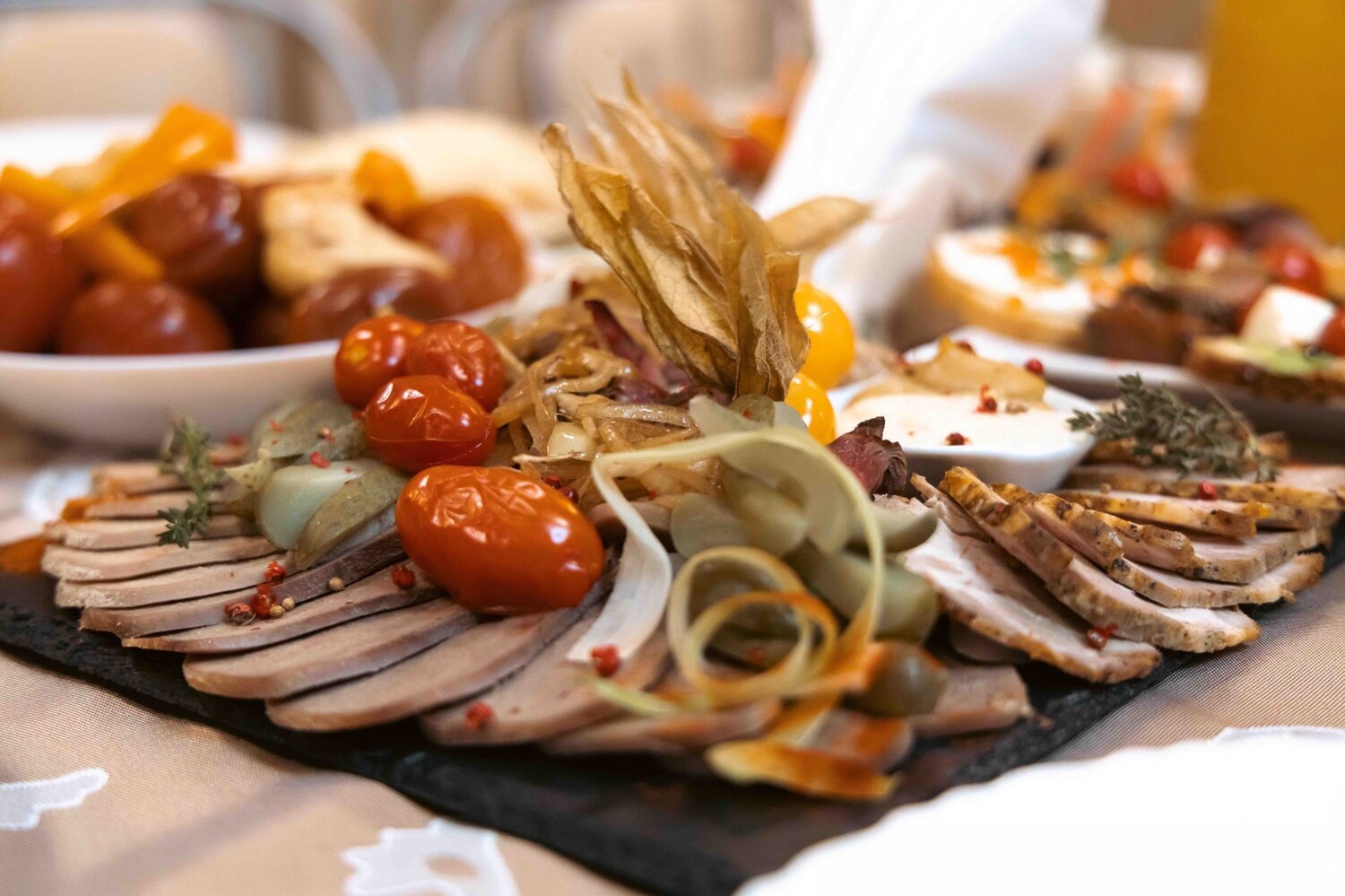 блюда, закуски, еда, закуски горячие, холодные закуски
