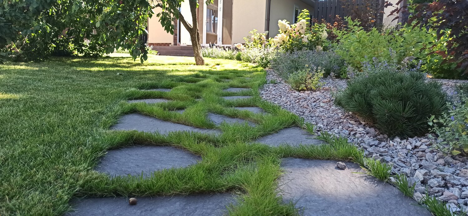 ландшафтный дизайн, дорожки в саду, ландшафтный дизайн на участке, садовые дорожки, озеленение участка