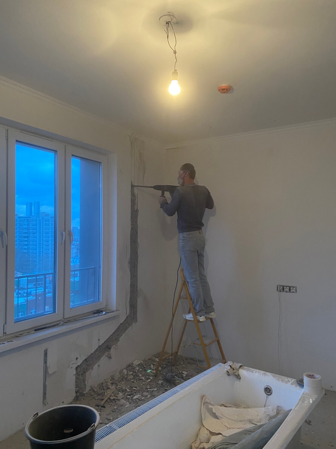 шпатлевка стен, ремонт, штукатурка стен, шпаклёвка стен, шпаклевать стены