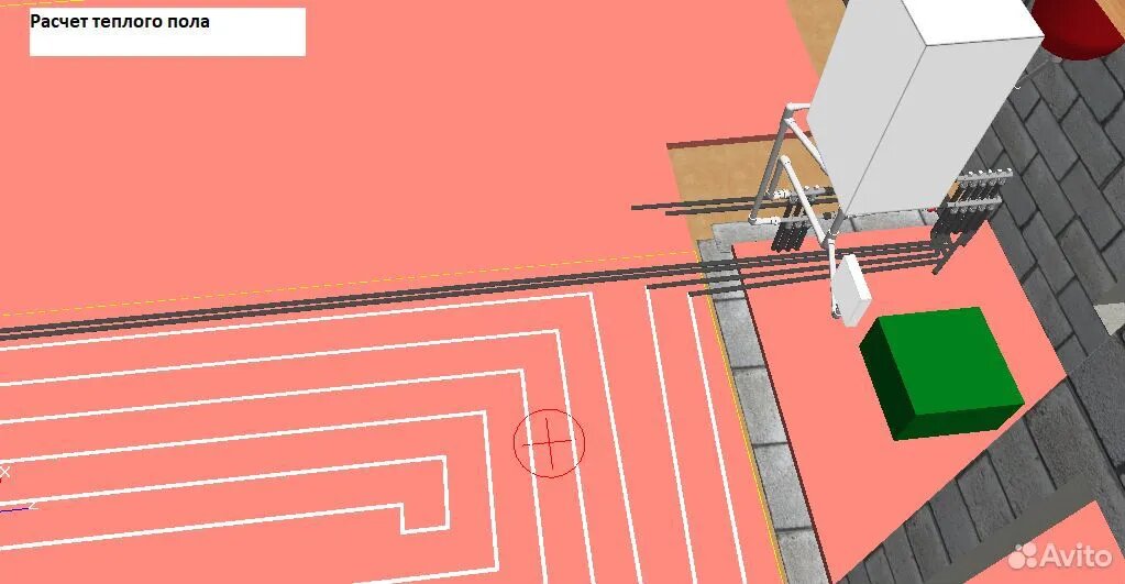 монтаж теплого пола, монтаж водяного теплого пола, отопление, калькулятор теплого пола, укладка теплого пола