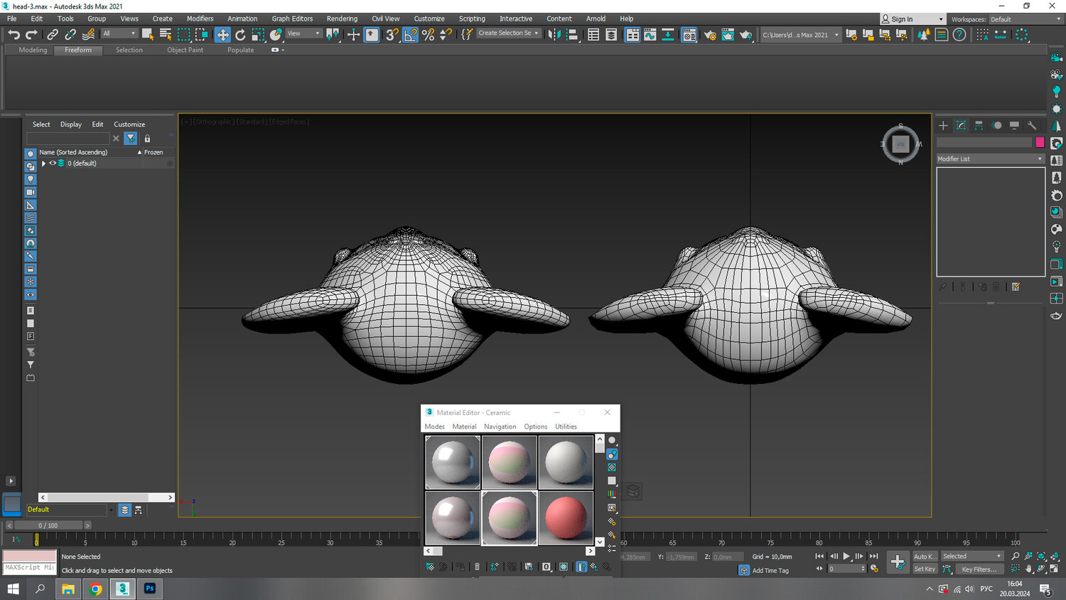 3ds max 2023, модификатор cloth 3ds max, 3 д макс, 3ds max 2021, интерфейс 3ds max 2021