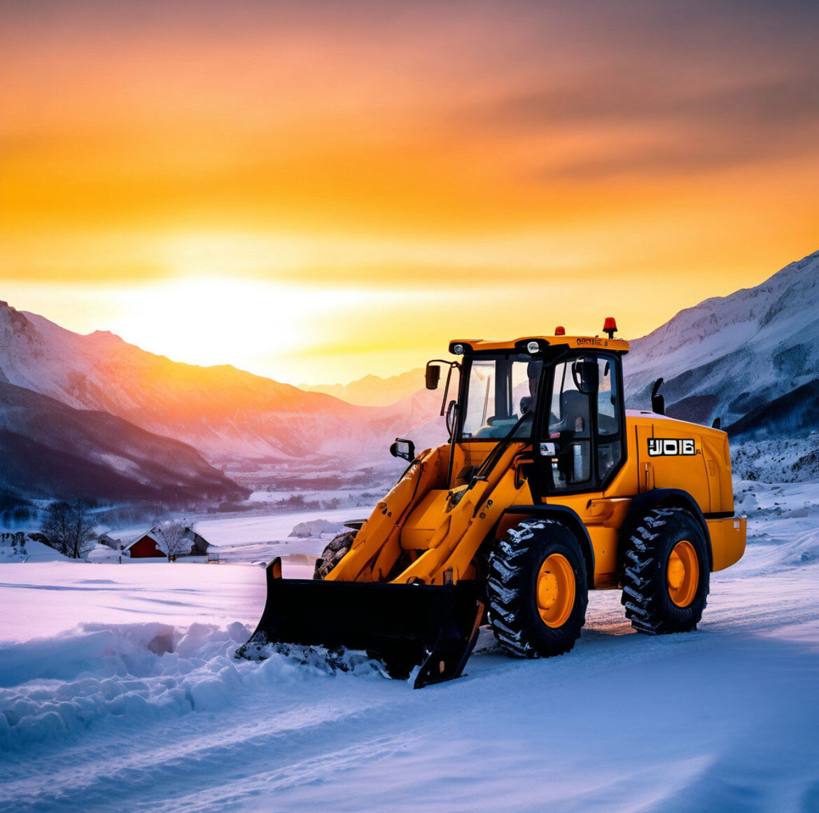 уборка снега jcb 4cx, трактор jcb 3cx, jcb 3cx уборка снега, экскаватор погрузчик jcb, трактор джон дир для уборки снега