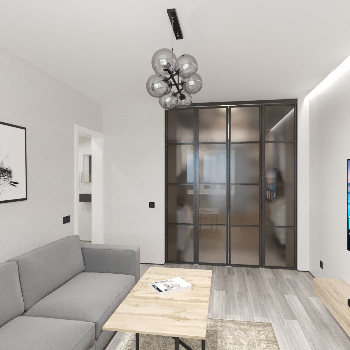 дизайн проект квартир, гостиная с перегородкой, дизайн студии, интерьер квартиры дизайн, дизайн гостиная