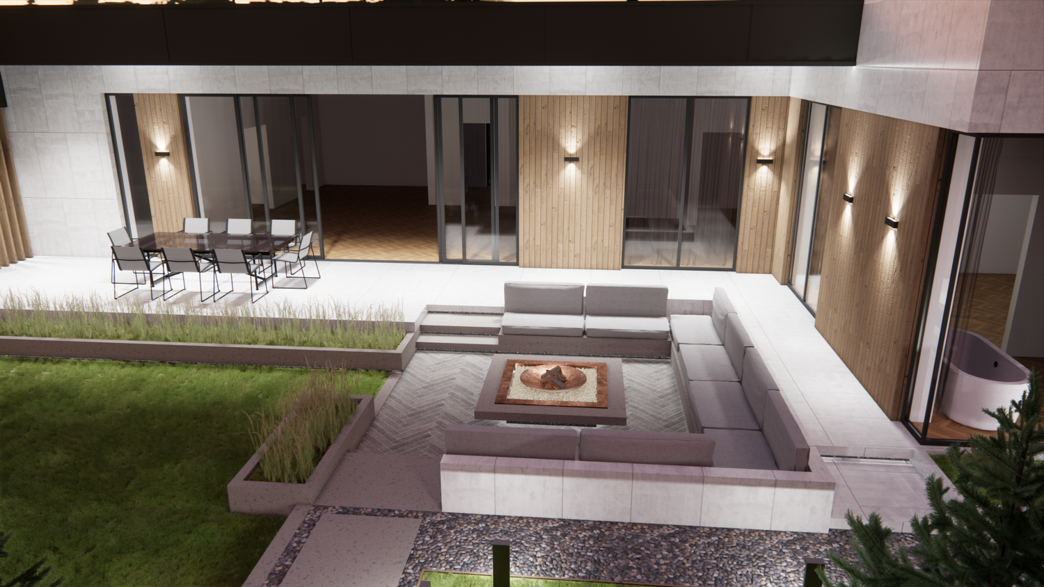 дом, здание, коттедж, современные коттеджи, современные дом