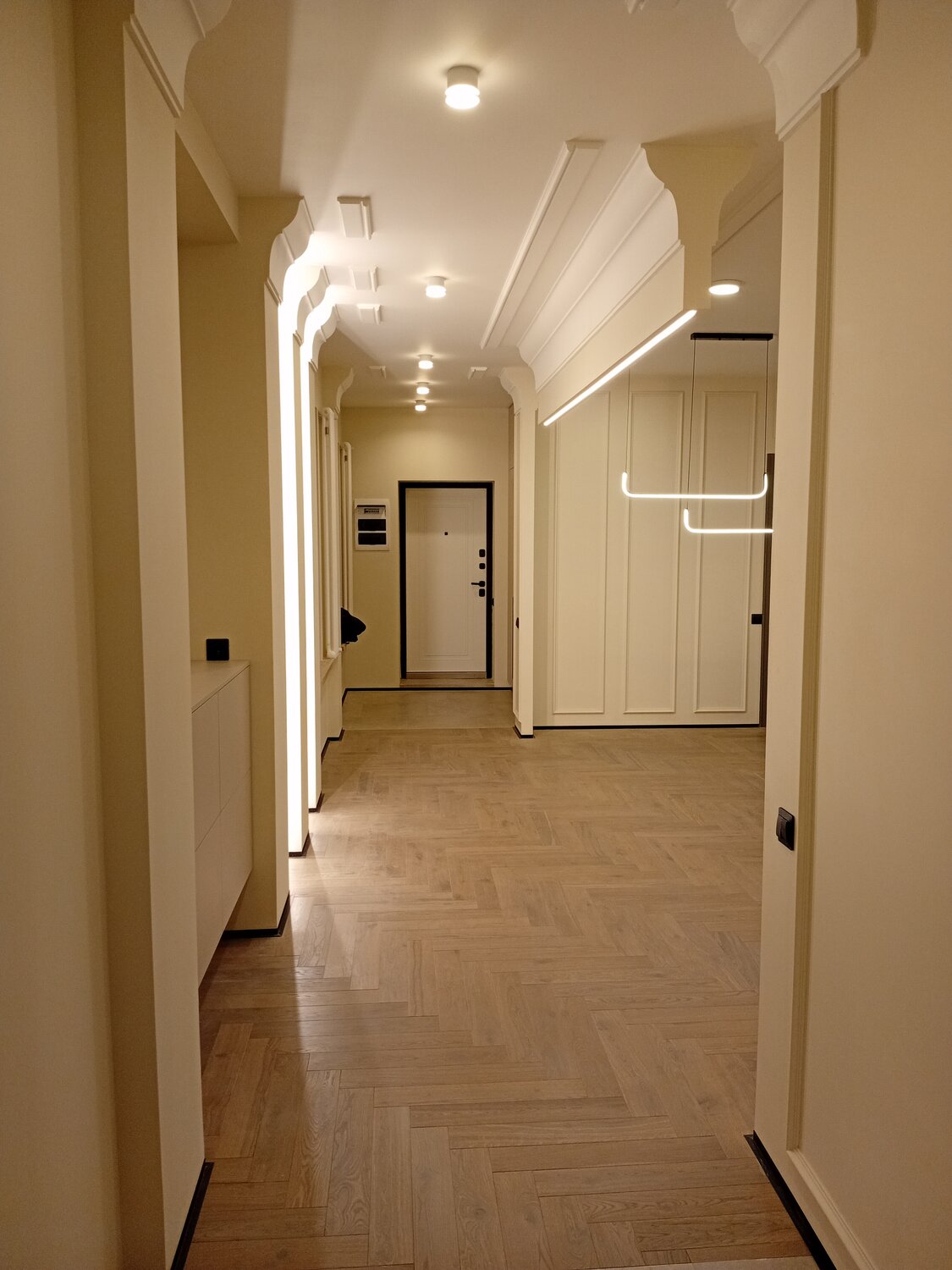 настенное освещение коридора, интерьер коридор, квартир, коридор дизайн, освещение коридор