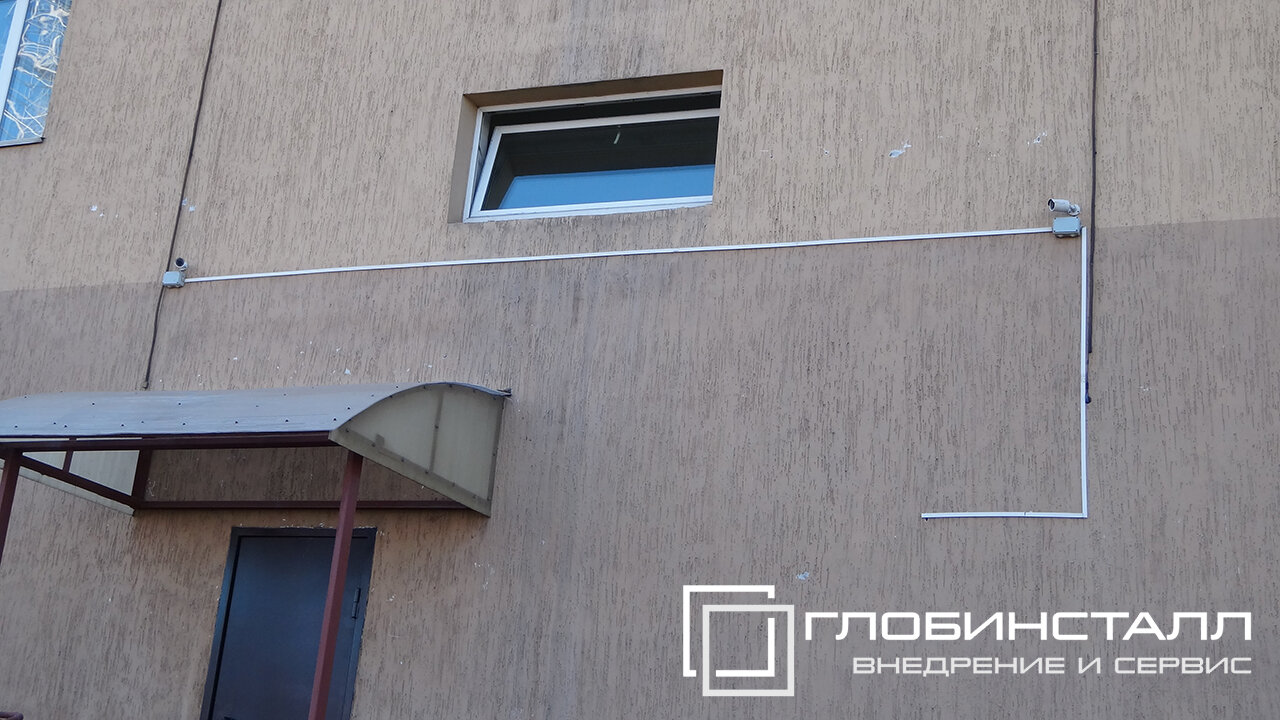 Монтаж видеонаблюдения на МКД ул. Свободы 15, Кемерово