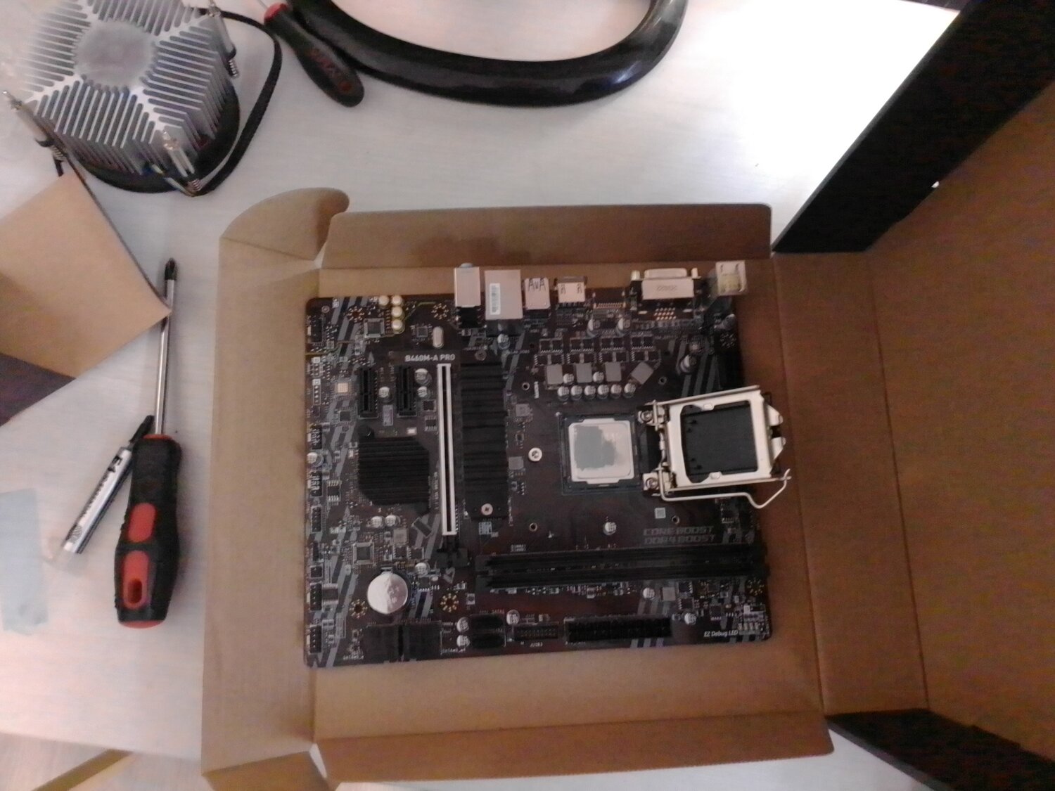 материнская плата, материнская плата asus, системная плата msi b450m pro-vdh max (ms-7a38), компьютерная техника, материнская плата biostar h61mlv2