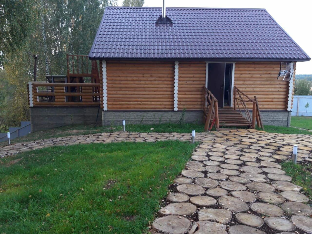 дача, загородный дом, дом, в деревне, сруб
