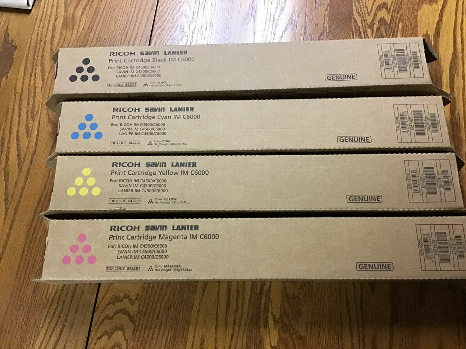 картридж ricoh genuine im 18186222co, toner cartridge, ricoh savin lanier c5200, картридж ricoh im c2500, этикетка