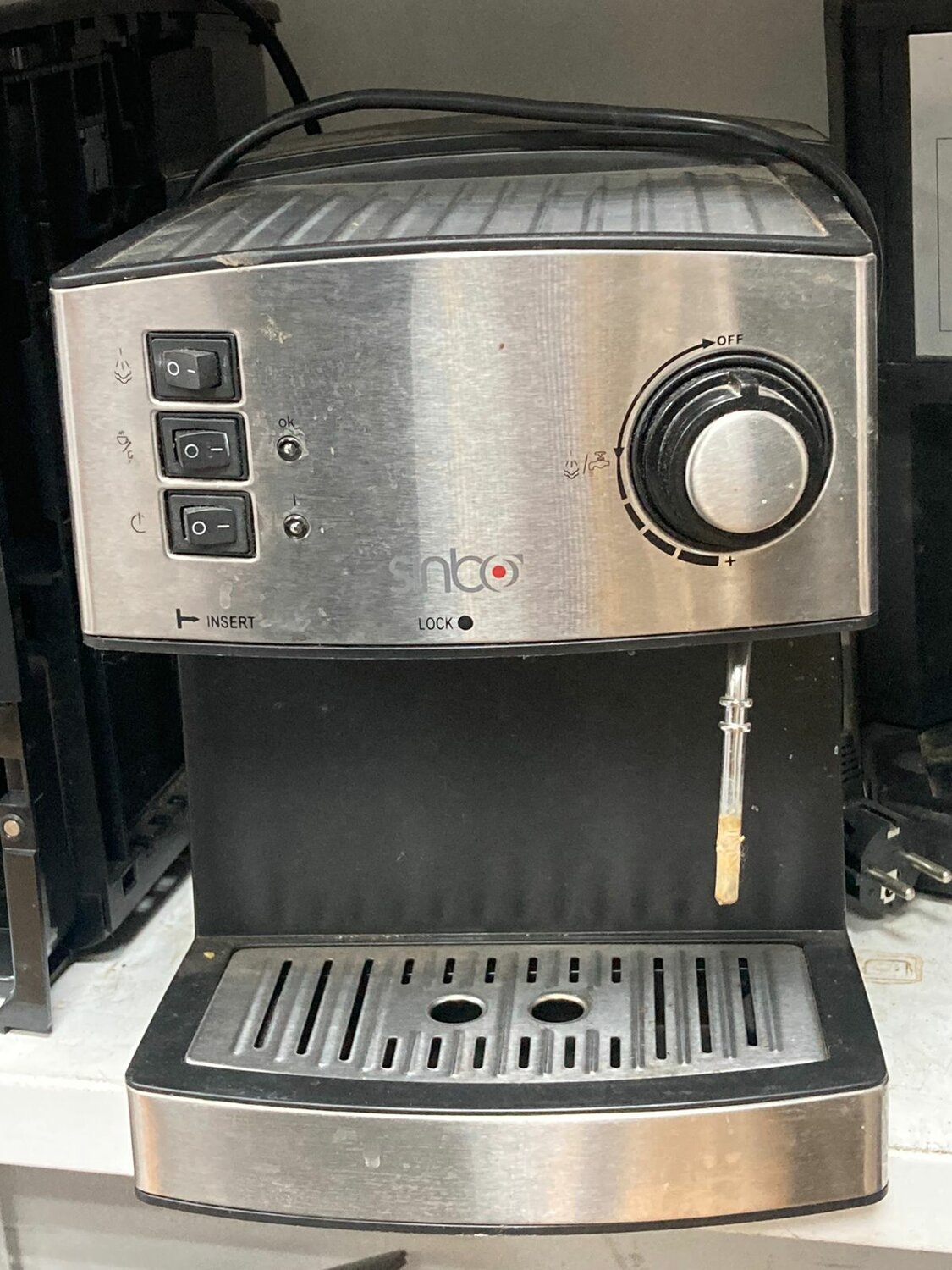 кофеварка рожковая sinbo scm-2944, кофеварка, кофемашина, бытовая техника, техника