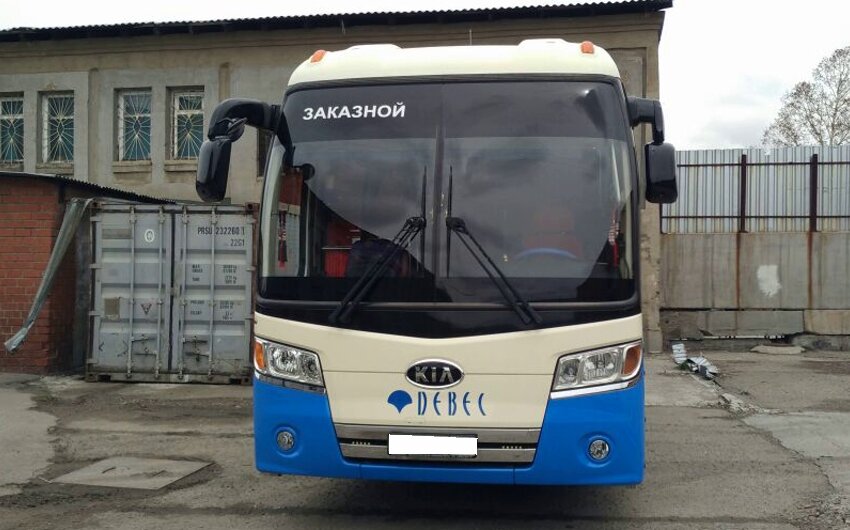 kia granbird, автобус, городской автобус, туристический автобус, автобусный парк