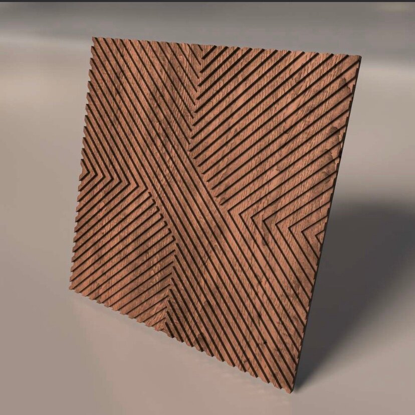 декоративная панель, реечные 3d-панели dekotech wood d375pr, панель пик 3, деревяные 3d панели "lines wood", 3d панели relieffo