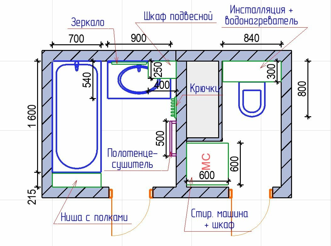 санузел 3м2 планировка, планировка санузла, планировка санузла в панельном доме, санузел 2х2 планировка, эргономика санузел планировка 2х2