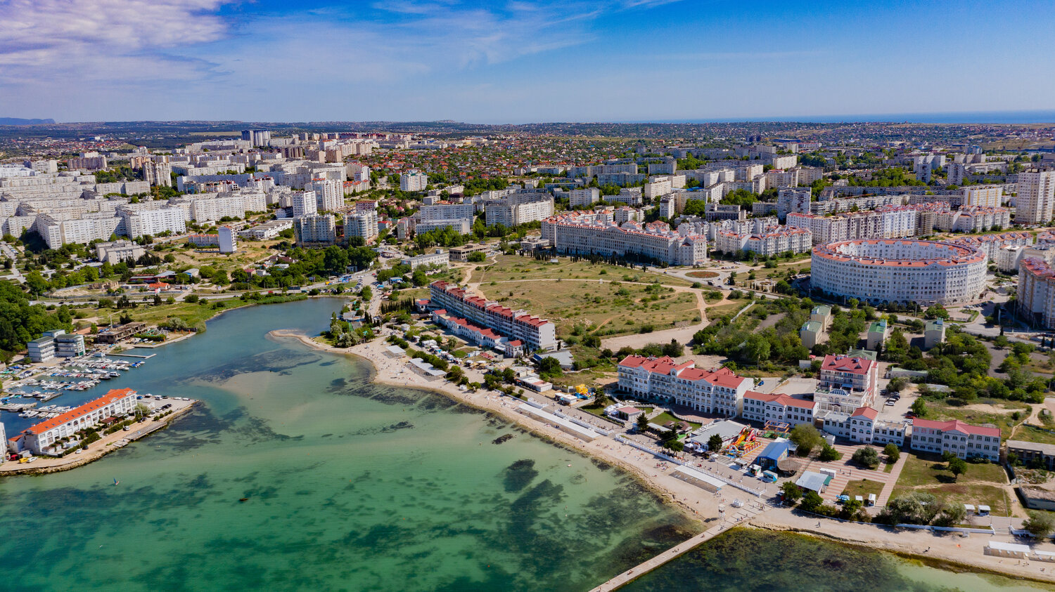 бухта омега панорама, севастополь, севастополь гагаринский район бухта омега, анапа город 2020, puerto alcudia