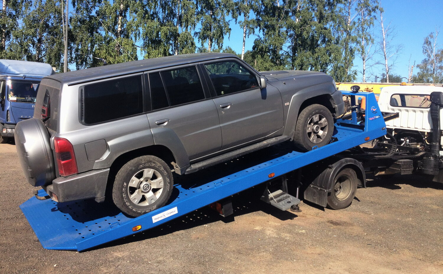 эвакуатор внедорожник, эвакуатор, эвакуатор москва, эвакуатор 5т, Nissan Patrol V (Y61) Рестайлинг