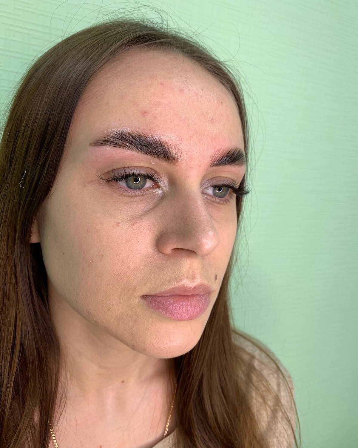 брови, макияж бровей, окрашивание бровей, оформление бровей, брови хной