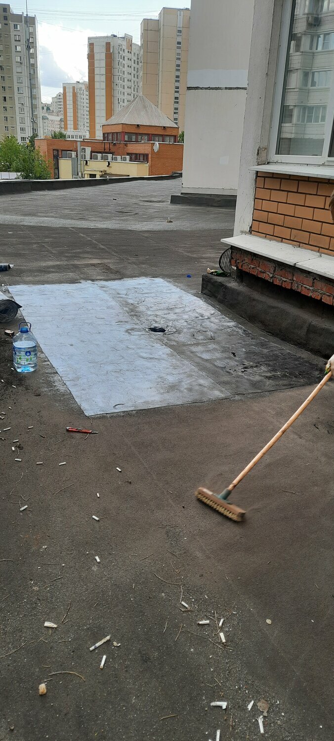 ремонт кровли, асфальт, ремонт мягкой кровли, реконструкция мягкой кровли, кровля гаража