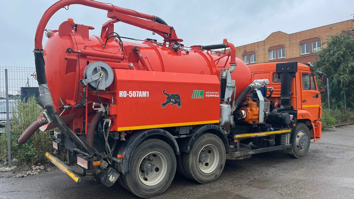 камаз ко-507ам1, илососная машина ко-507ам, камаз ко 507, ассенизатор илосос, камаз ко 507ам