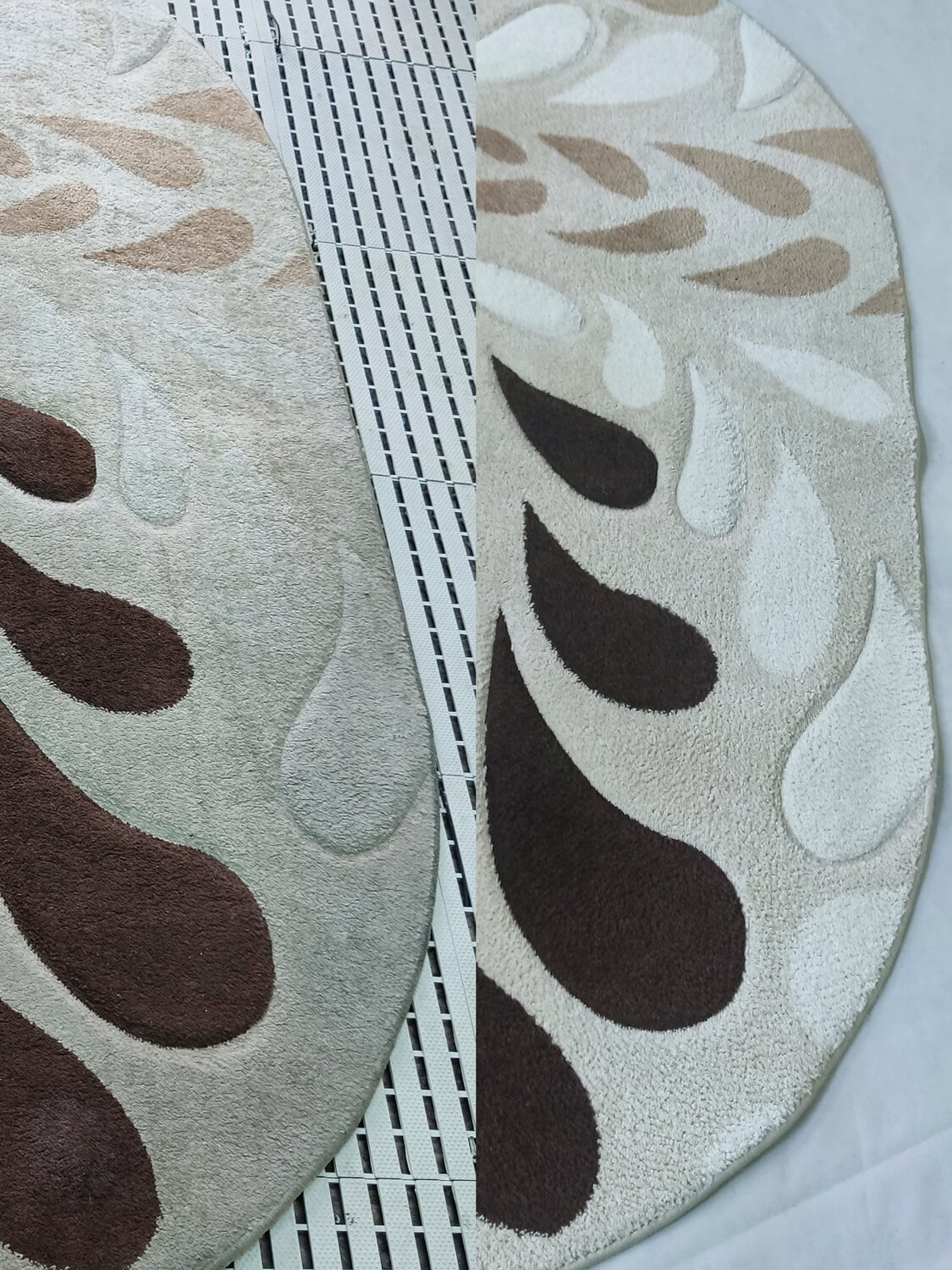 турецкие ковры, ковры паласы, овальные ковры, ковер fruzan 1037r d.beige, ковер fruzan 3517r cream-cream