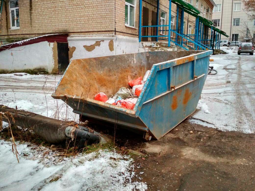 мусорный бак лодочка, мусорный контейнер, вывоз мусора, контейнер для строительного мусора, коммунальные отходы
