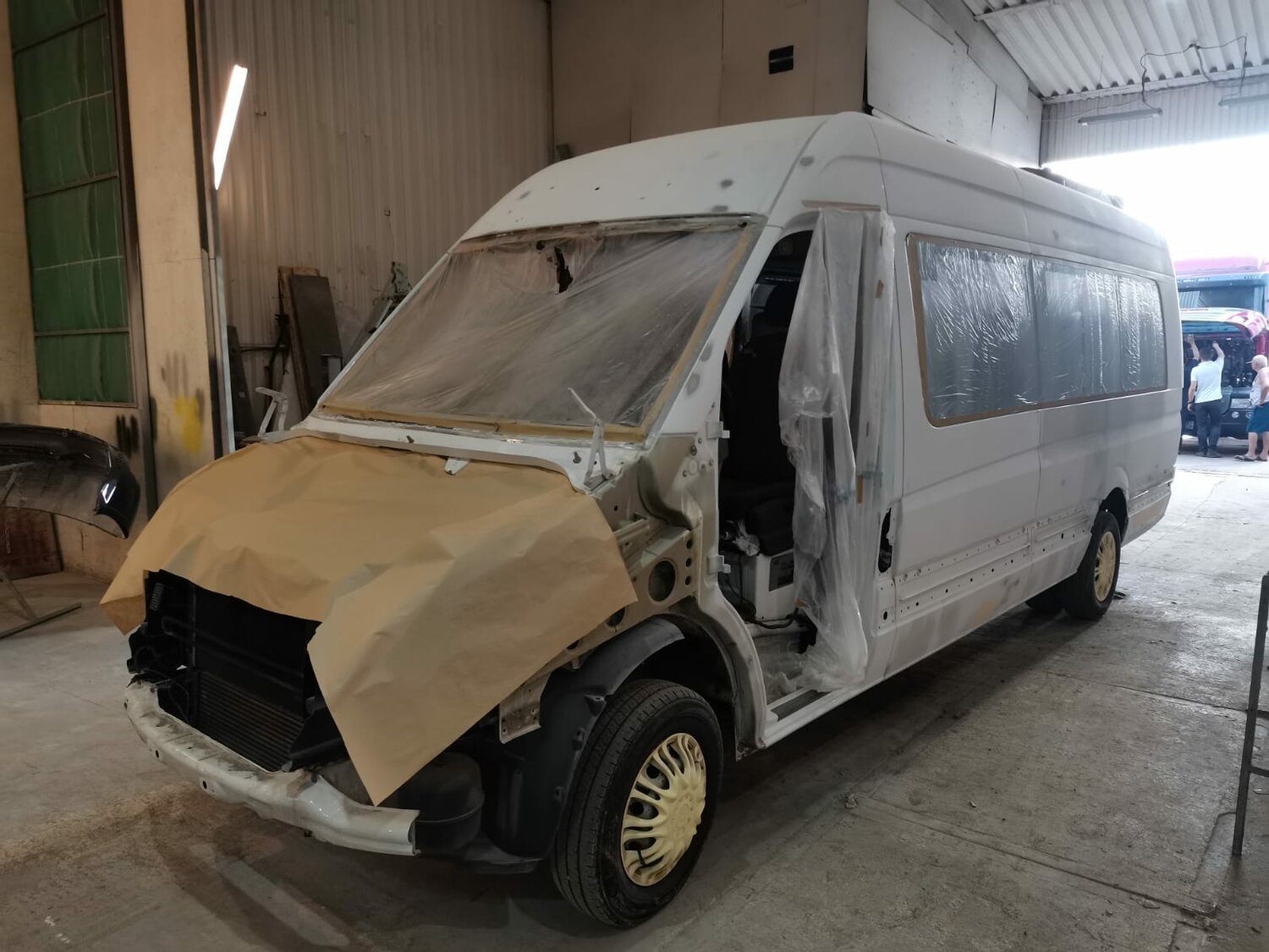 автомобиль, форд транзит кузов, авто, кузов, покраска форд транзит