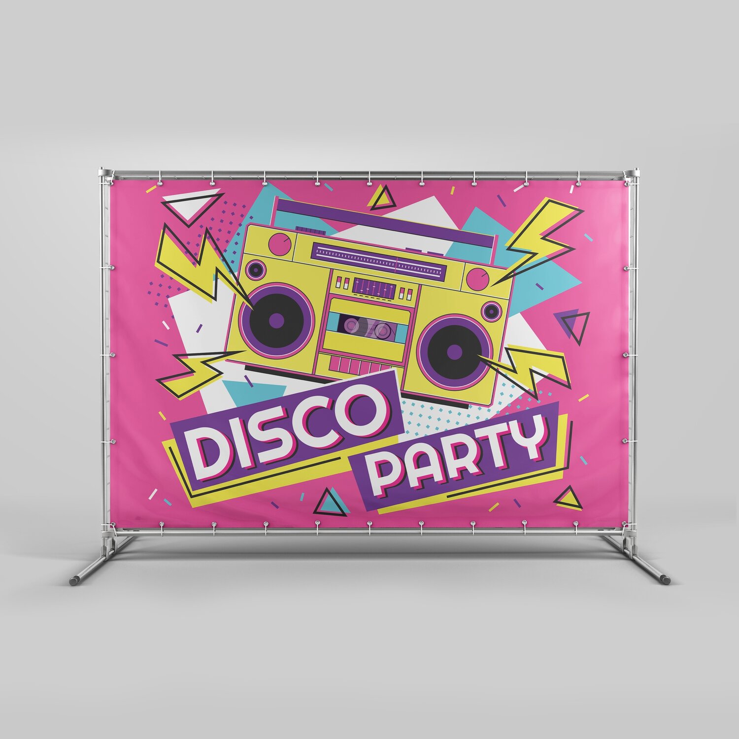 80е диско, disco party, баннер в стиле 80-х, плакат 90х на вечеринку, дискотека