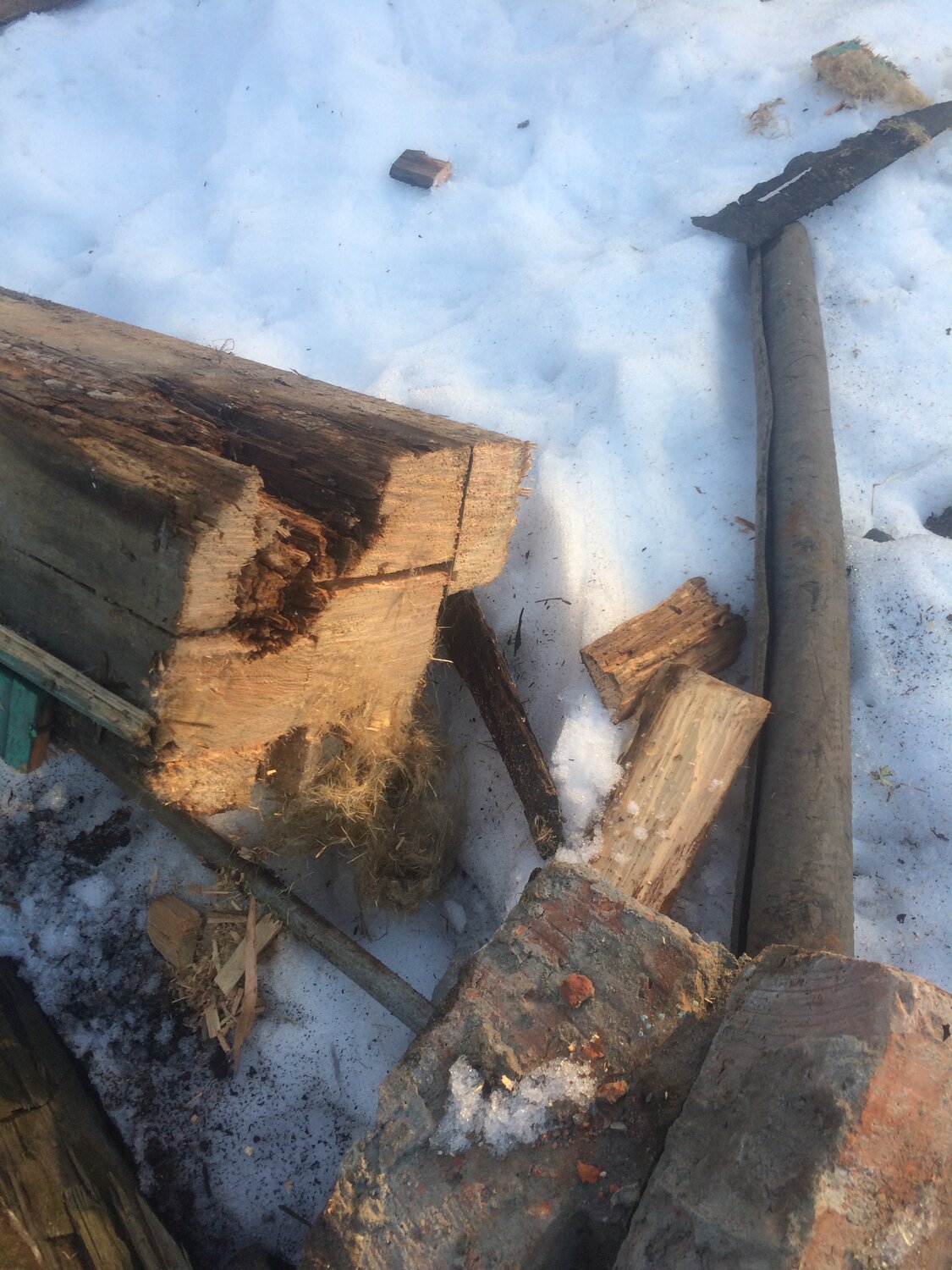 Замена гнилых венцов