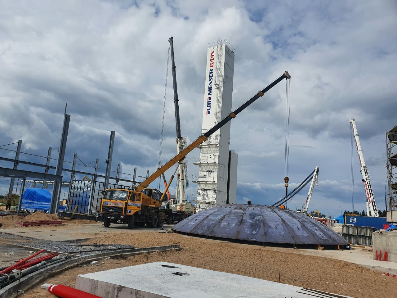 олефиновый комплекс эп-600, ход строительства, строительная площадка, строительство, манас констракшн холдингс лтд